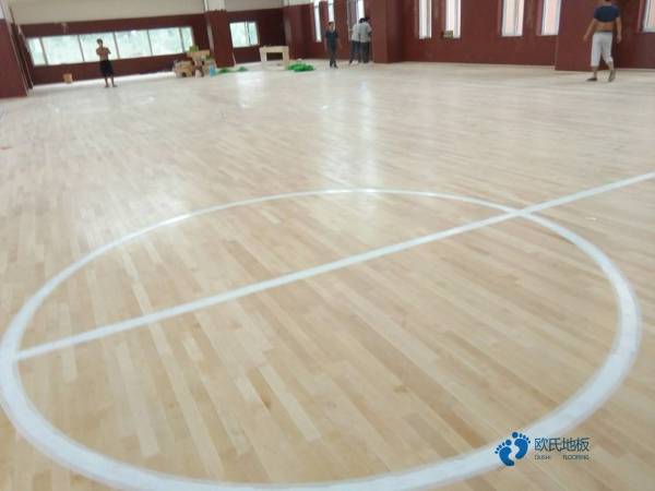 安装工艺体育运动木地板学校