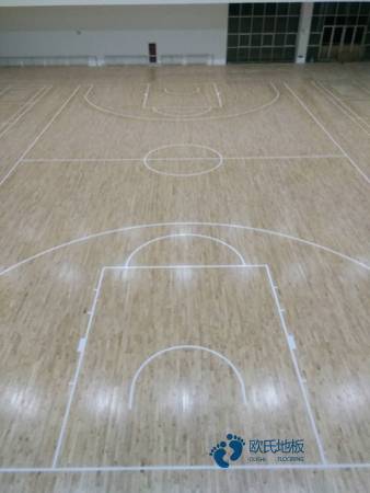 橡胶木NBA篮球场木地板造价